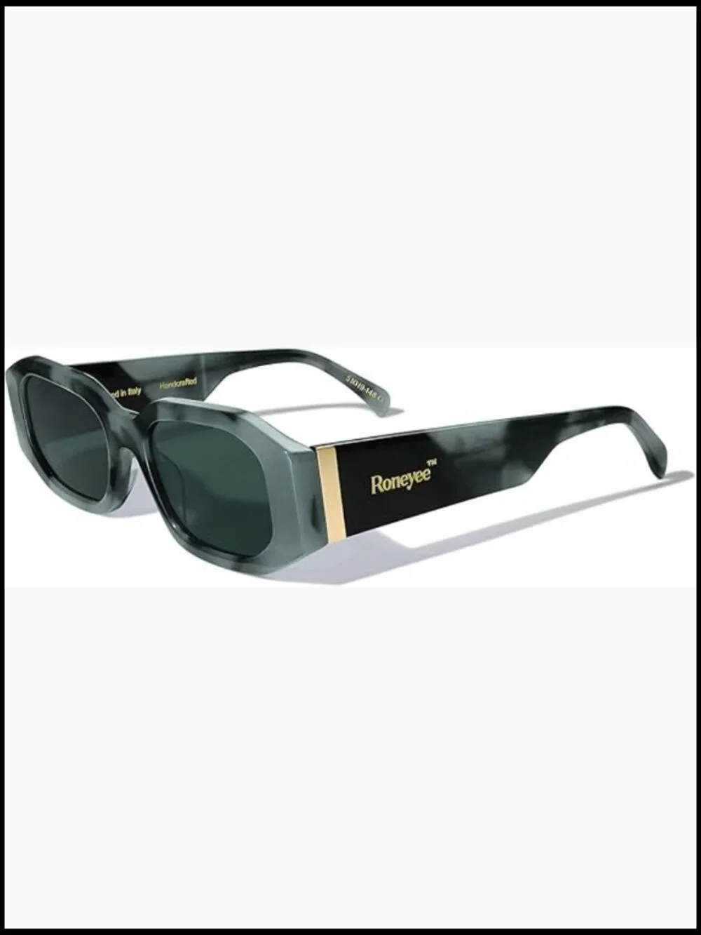 Acetate Octagon Sunglasses Unisex Retro UV400